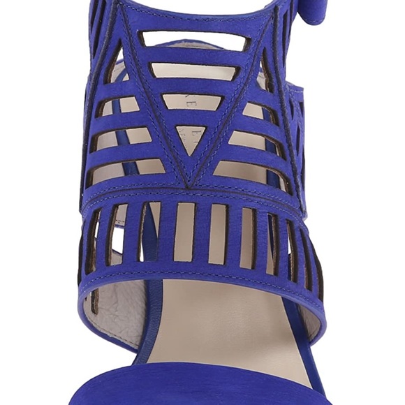 Kenneth Women's Cole Niko Cutout Leather Sandal in electric blue - Picture 2 of 8